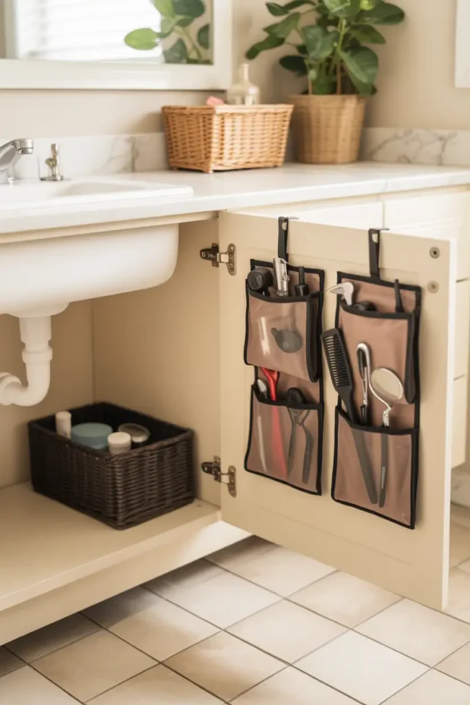 Hanging Pouches for Hair Tools