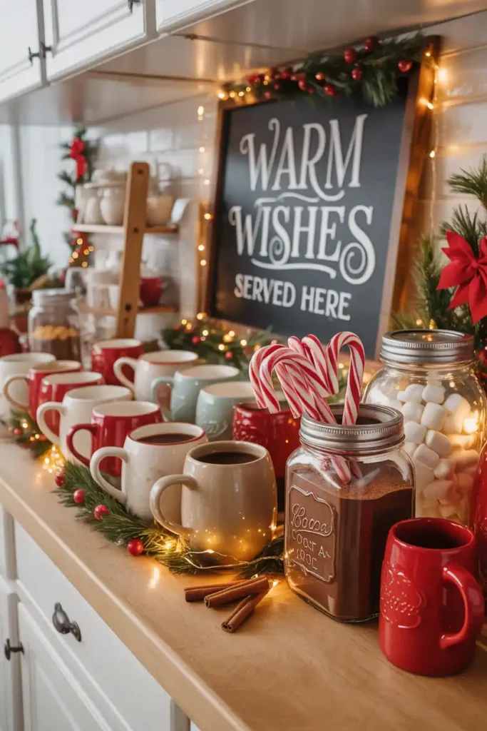 Hot Cocoa Bar Corner