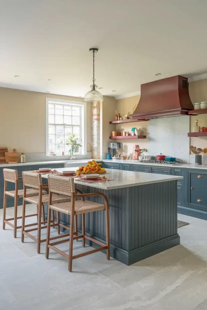 Island with Extended Seating