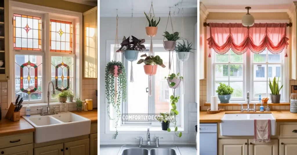 Kitchen Window Decor Over Sink