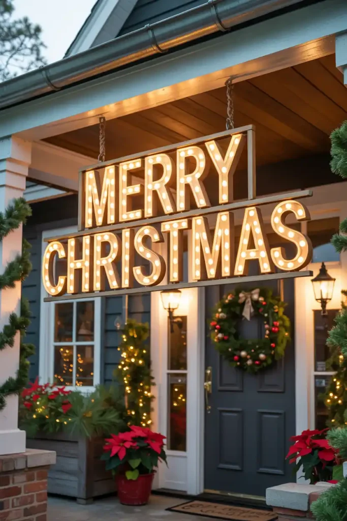 Light-Up Welcome Sign
