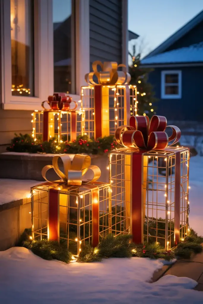 Lighted Gift Boxes