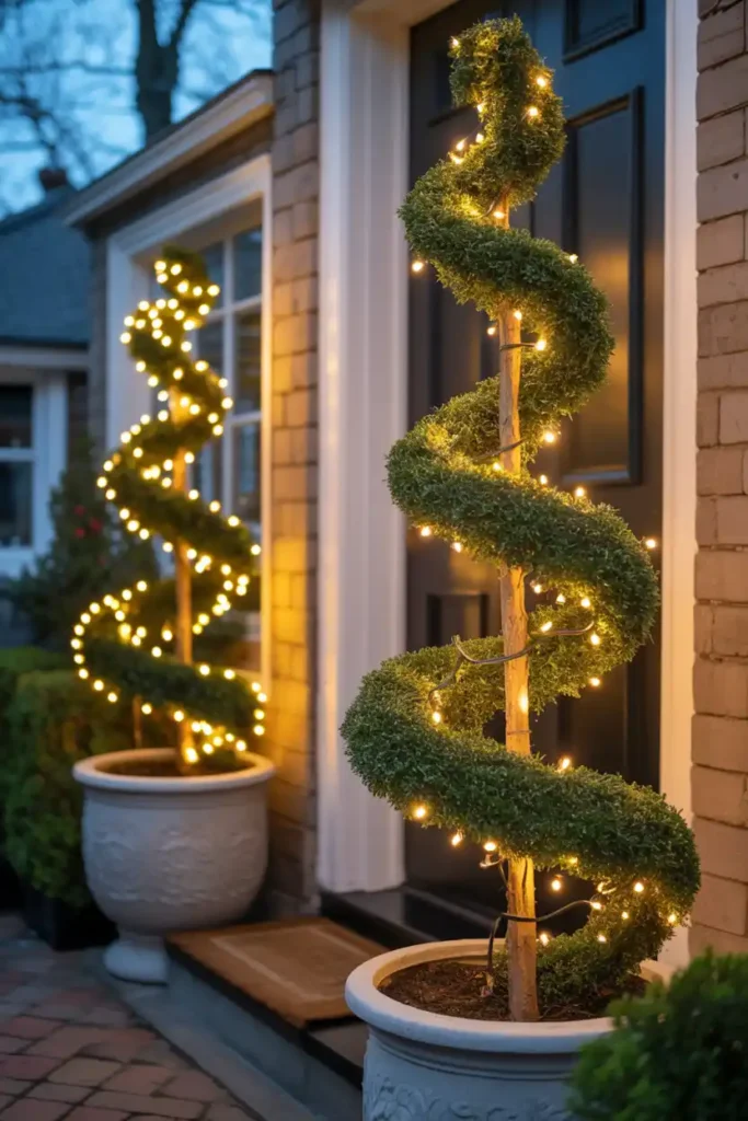 Lighted Topiary Display