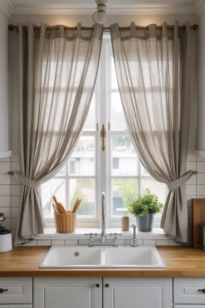 Lightweight Linen Drapes