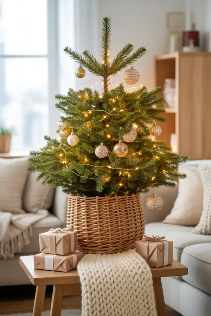 Mini Tree in a Basket Base