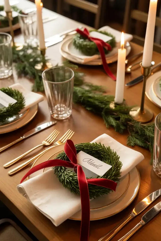 Mini Wreath Napkin Rings