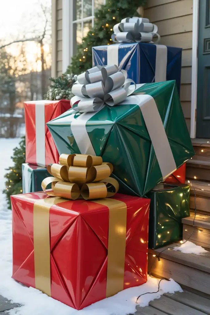 Oversized Gift Box Decor