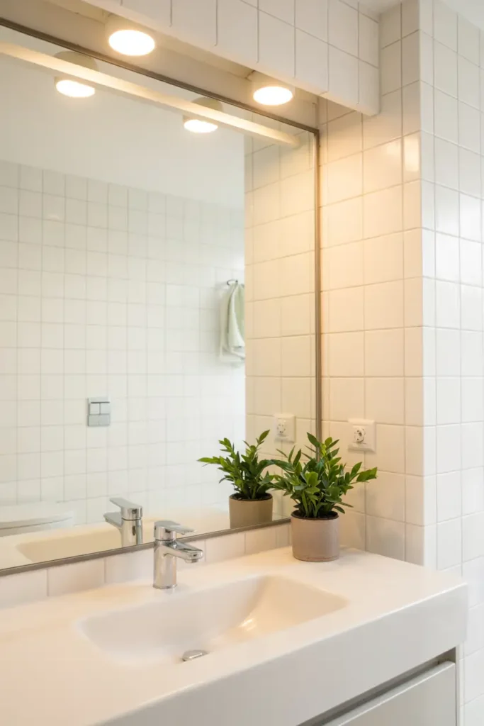 Recessed Lighting Above Mirrors