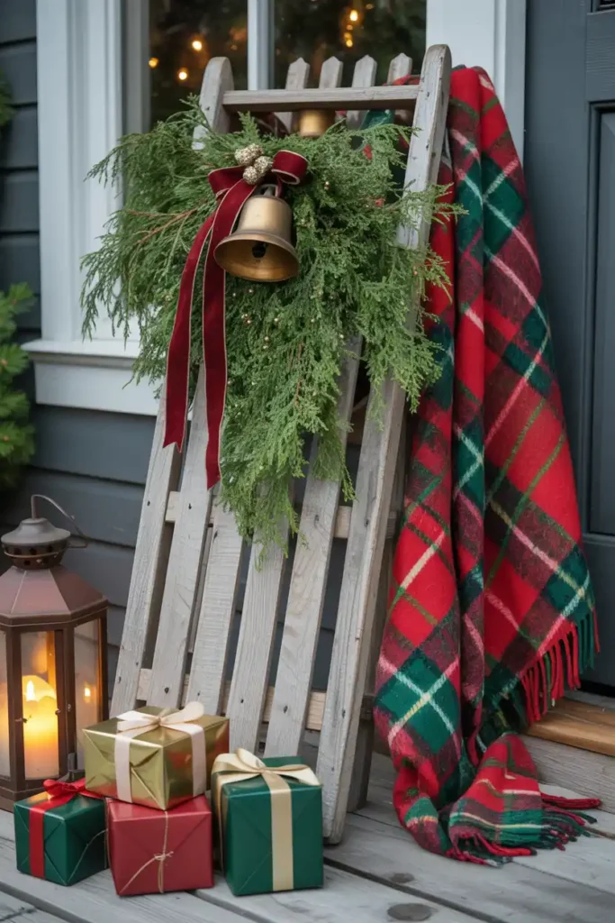 Rustic Sleigh Corner