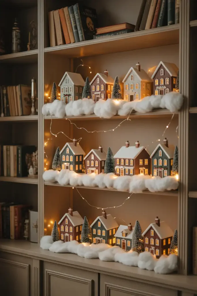 Shelf-Top Christmas Village