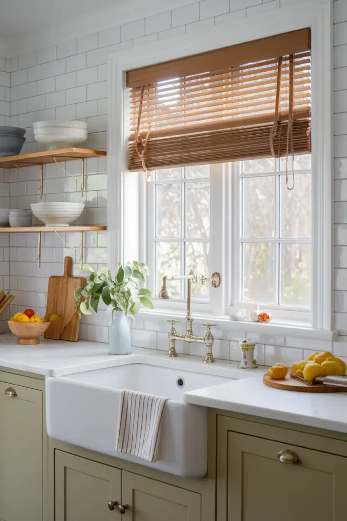 Simple White Plantation Blinds
