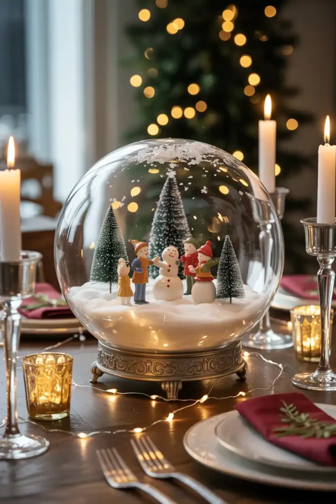 Snow Globe Centerpiece