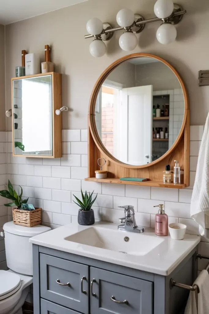 Storage-Friendly Vanity Mirrors