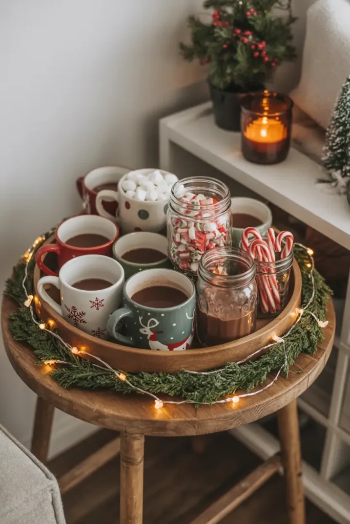 Tabletop Hot Cocoa Bar