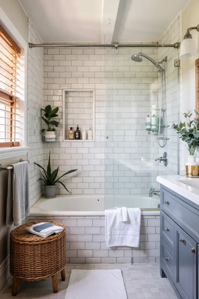 Tub-Shower Combos with Glass Panels