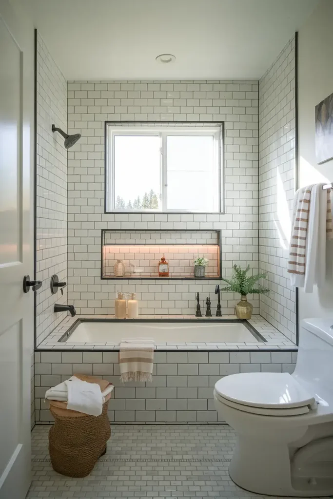 Tub-Surround Storage Ledges