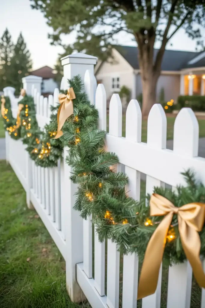 Twinkling Fence Garland