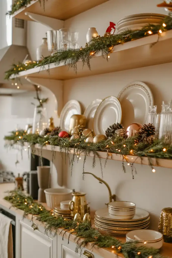 Twinkling Shelf Garland