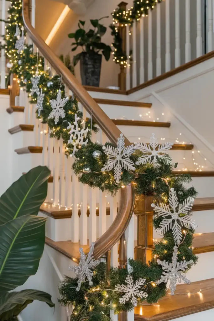 Twinkling Snowflake Garland