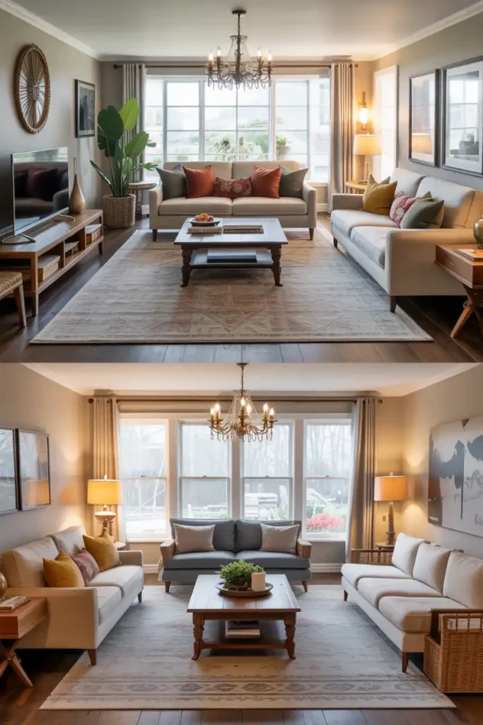 Two-Seating-Area Strategy