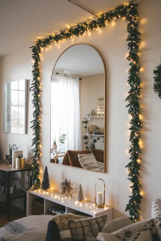 Vertical Garland Frame Wall