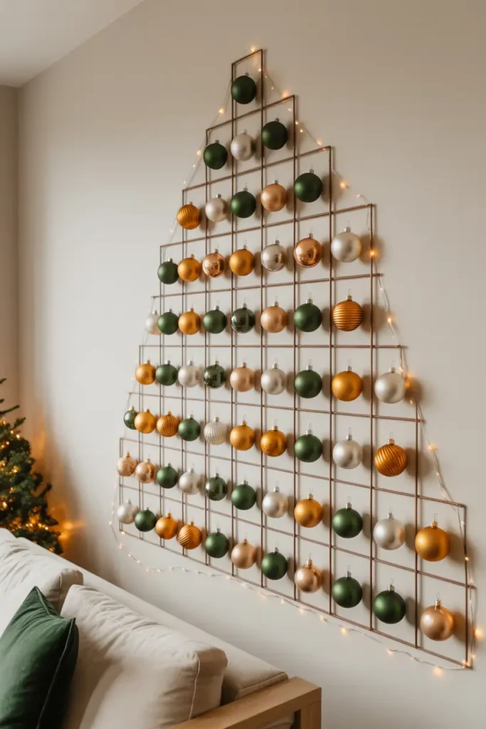 Wall-Mounted Ornament Grid