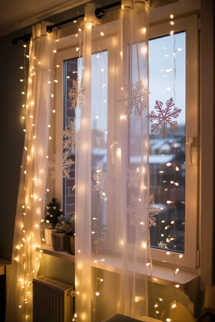 Window Curtain Light Display