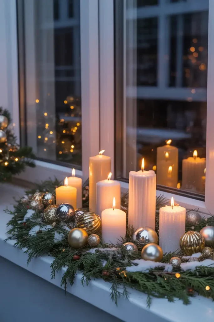 Window Ledge Candle Display