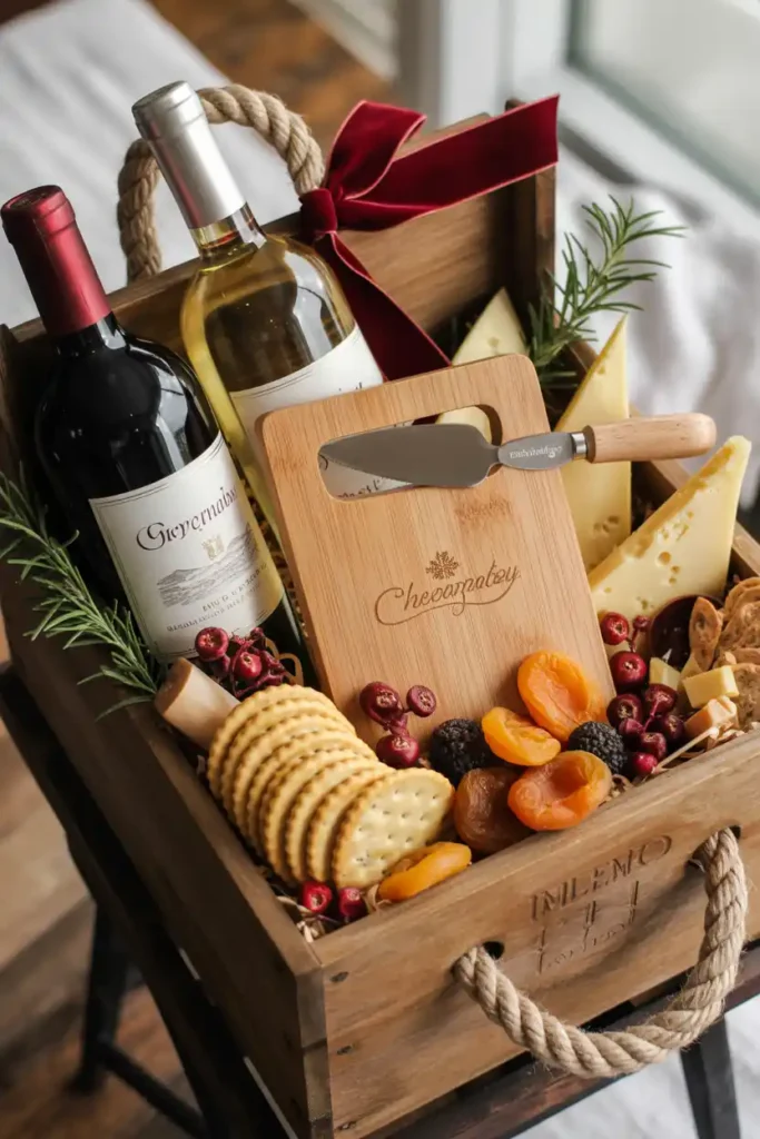 Wine & Cheese Celebration Basket