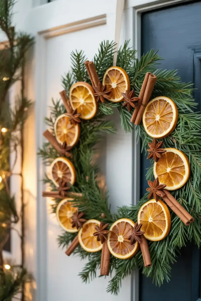 Winter Citrus Wreath