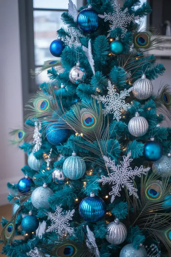 Winter Peacock Beauty