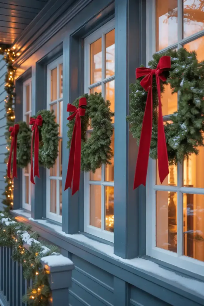 Wreaths on Every Window