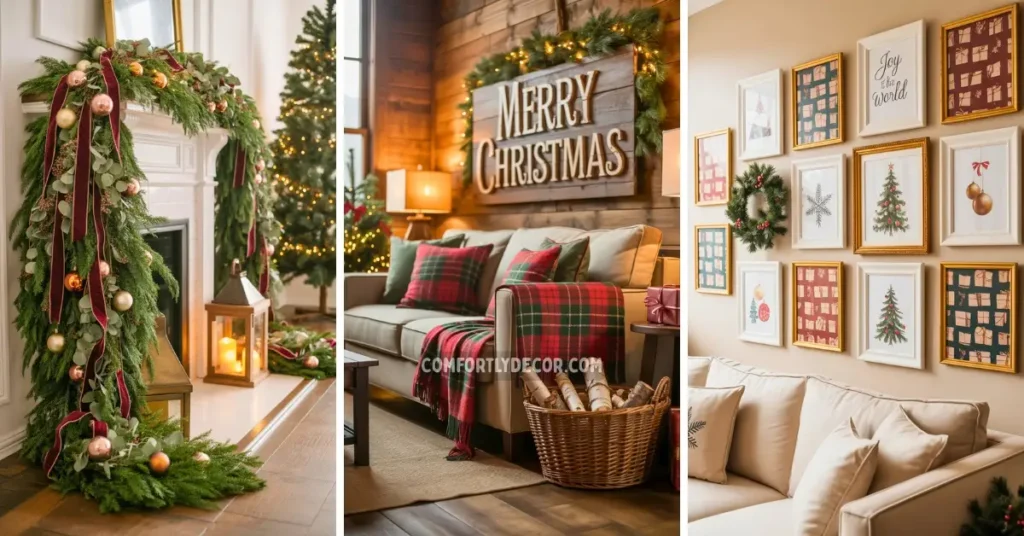 christmas decor ideas for living room