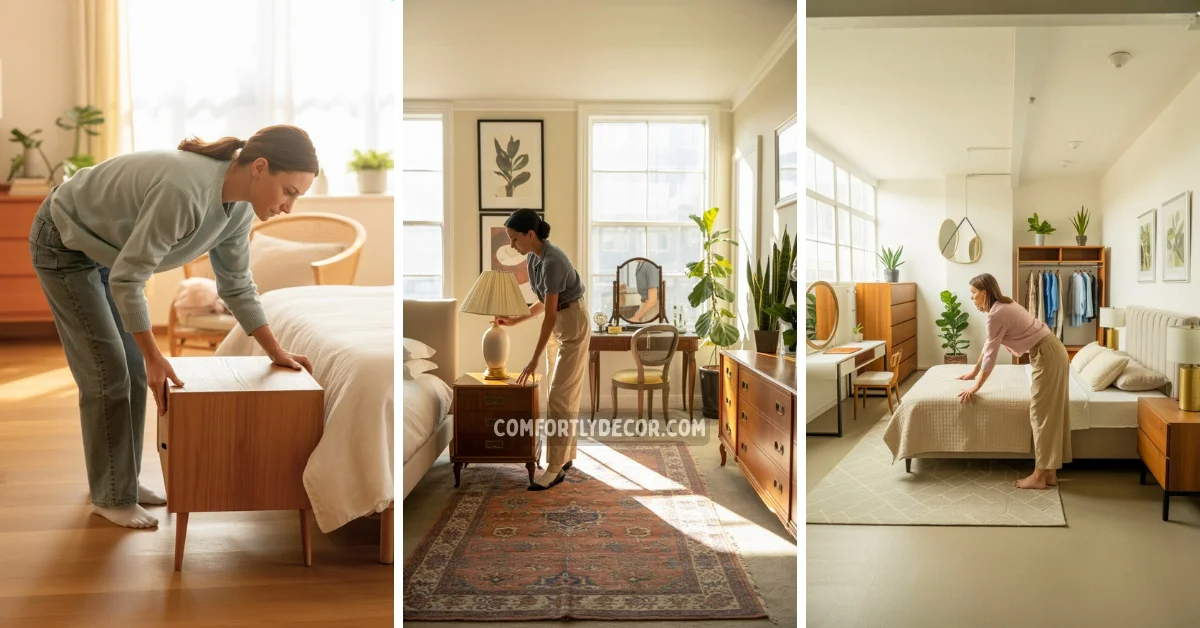 how to arrange bedroom furniture