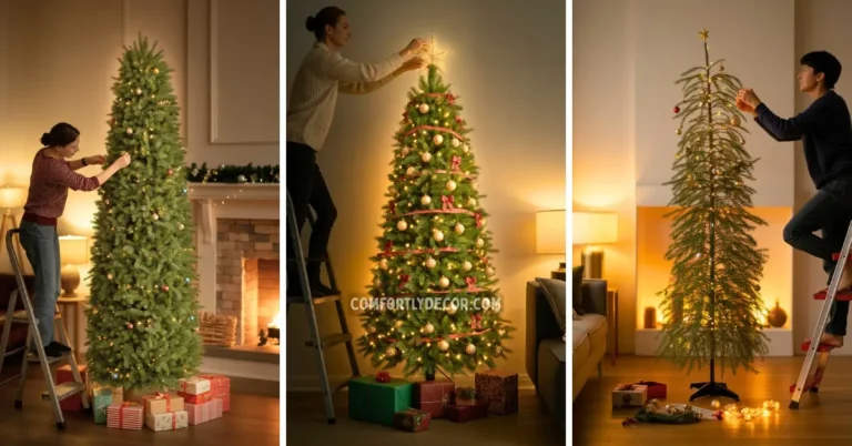 how to decorate a pencil christmas tree