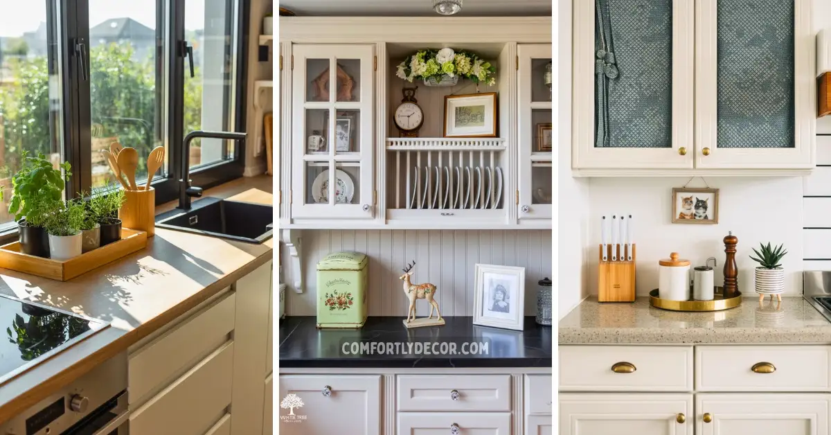 how to decorate kitchen counters