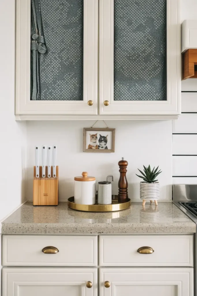 kitchen counter decor idea