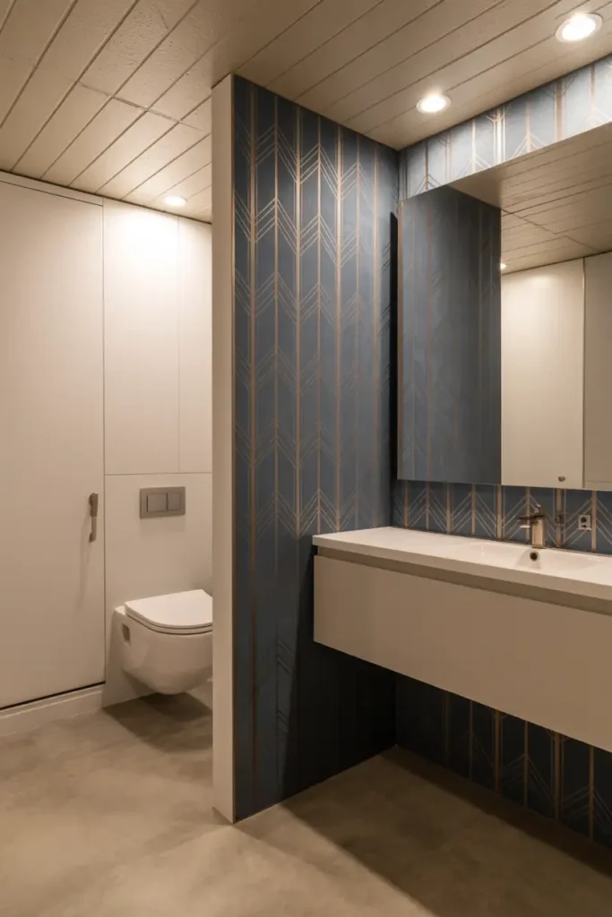 Accent Wall with Peel and Stick Wallpaper