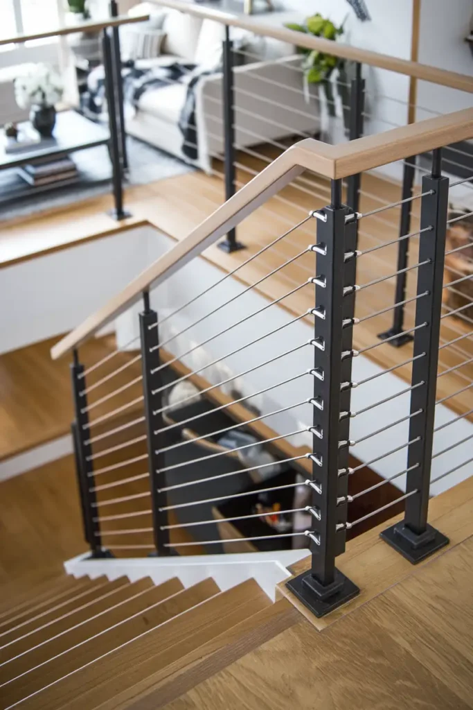 Cable Wire Railing for a Sleek Modern Look