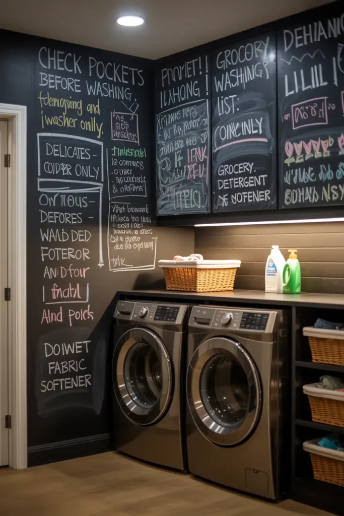 Chalkboard Wall for Reminders