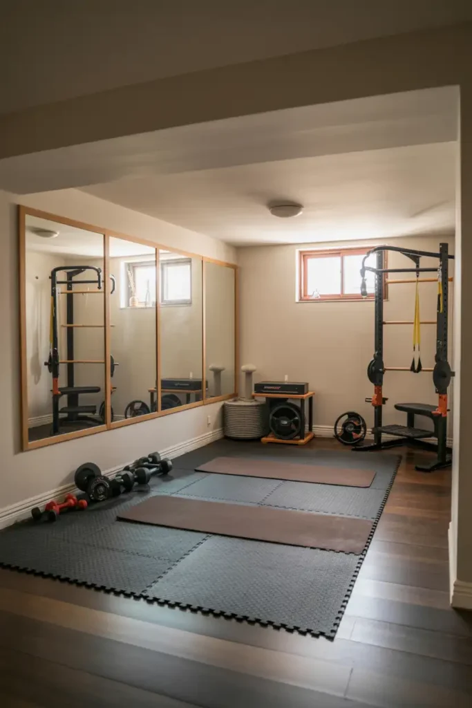 Compact Home Gym Zone