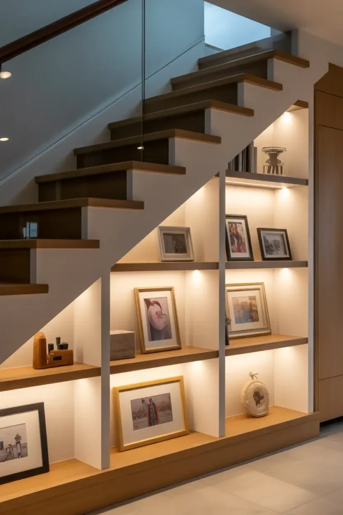 Display Gallery with Built In Lighting