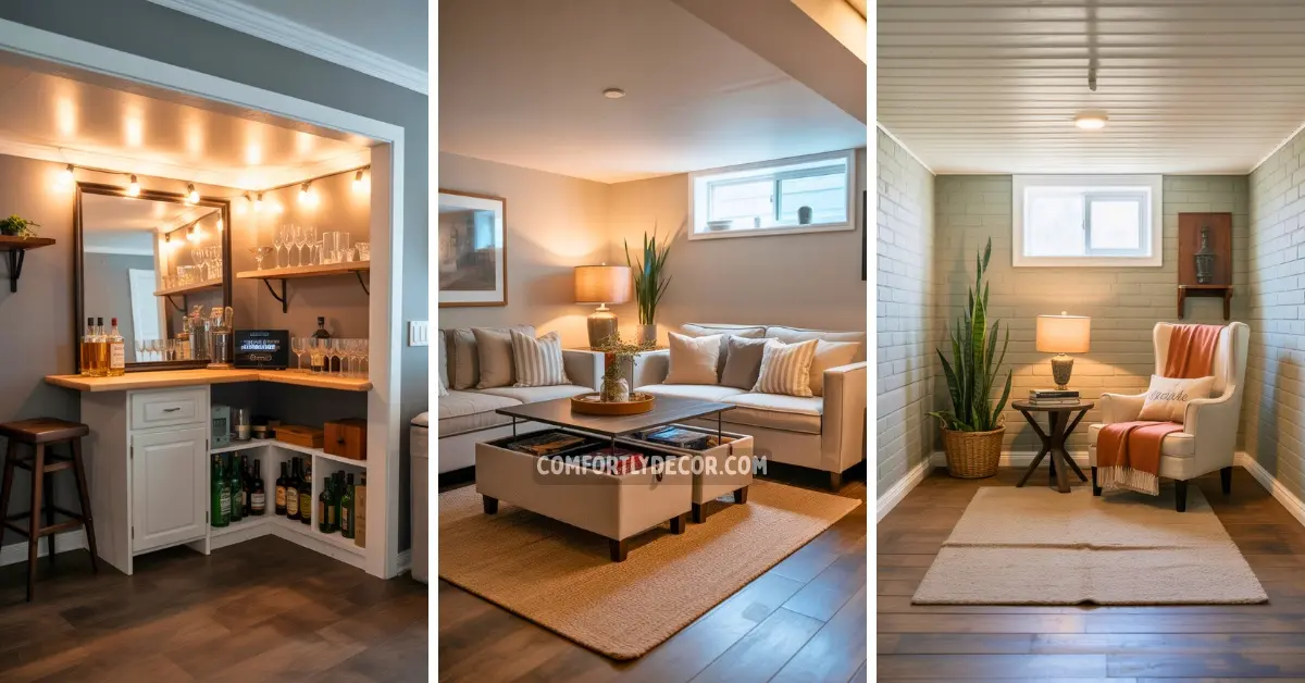 Finished basement ideas on a budget