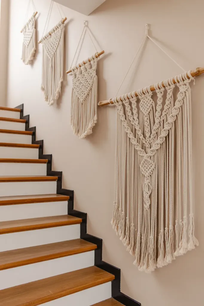Hanging Macramé or Fabric Wall Hangings