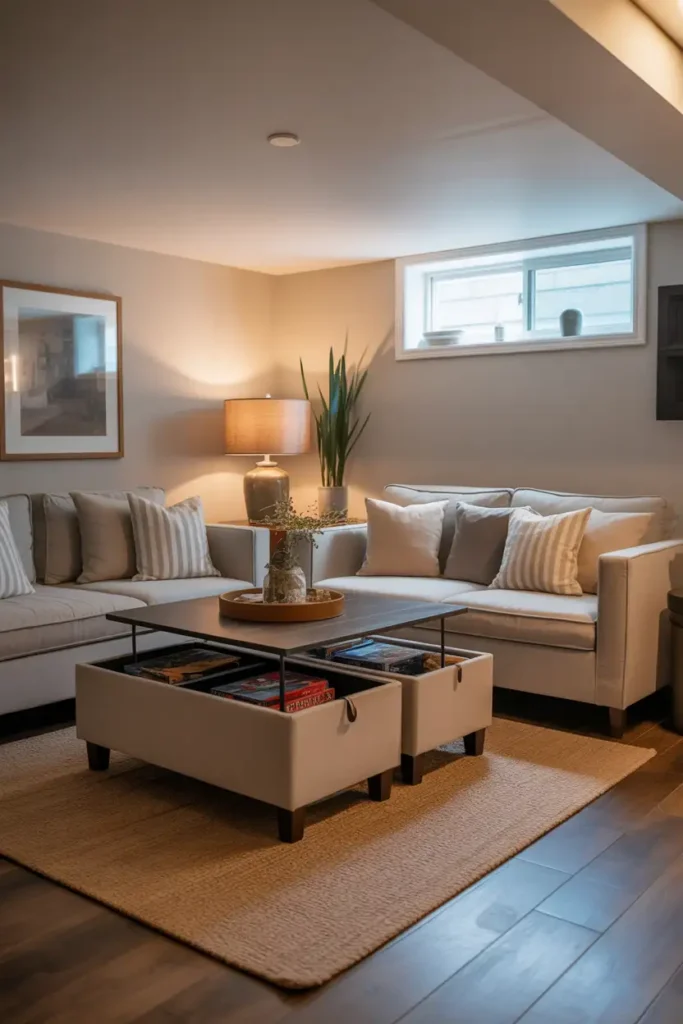 Hidden Storage Ottomans