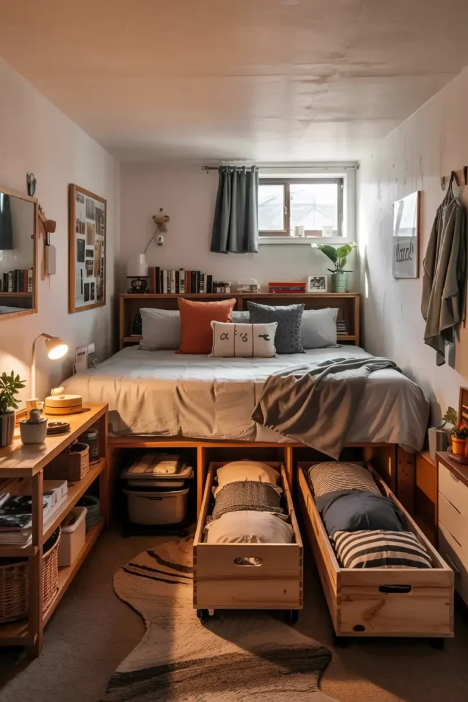 Hidden Under Bed Storage