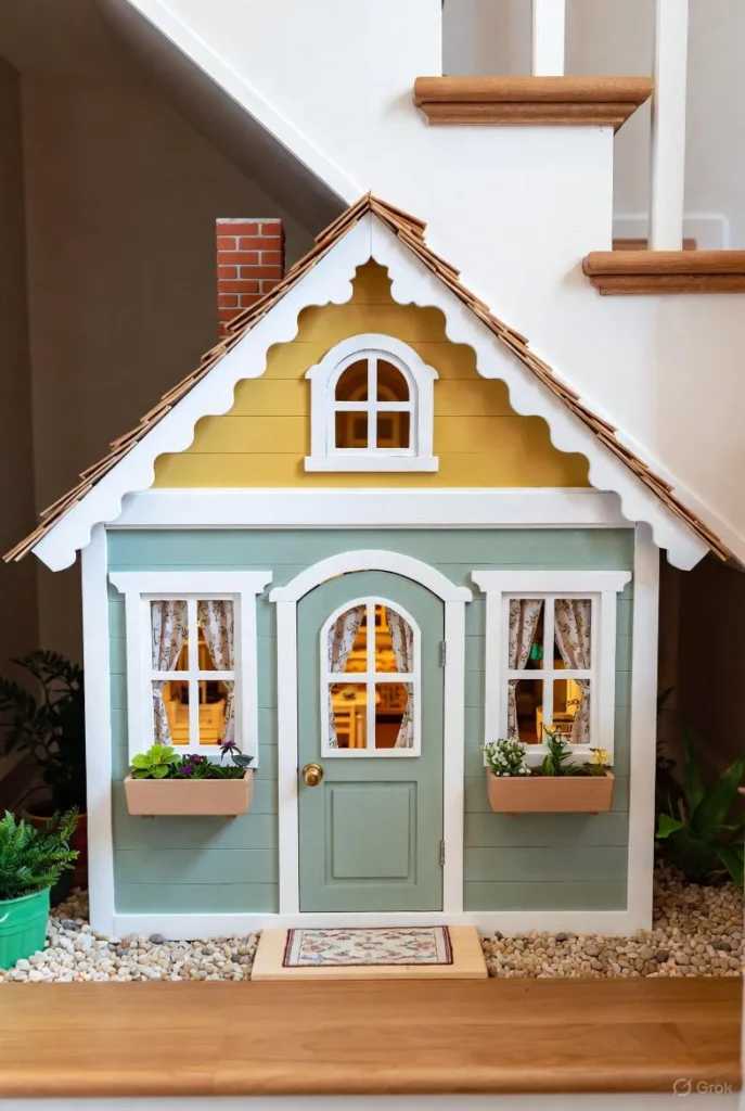 Mini Playhouse with Door and Windows 1