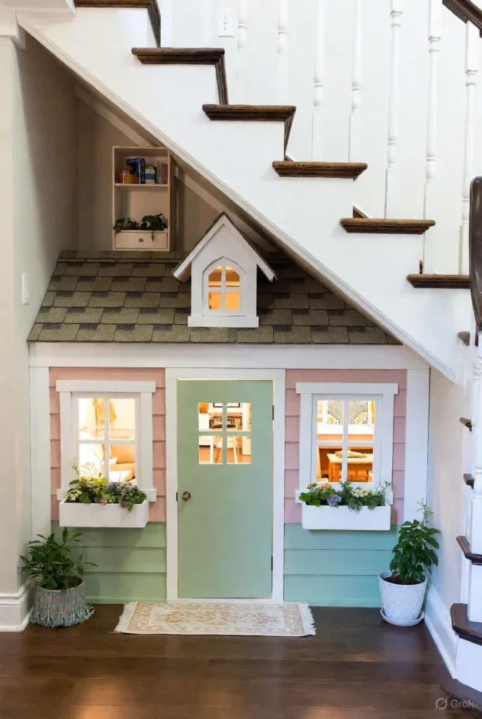 Mini Playhouse with Door and Windows