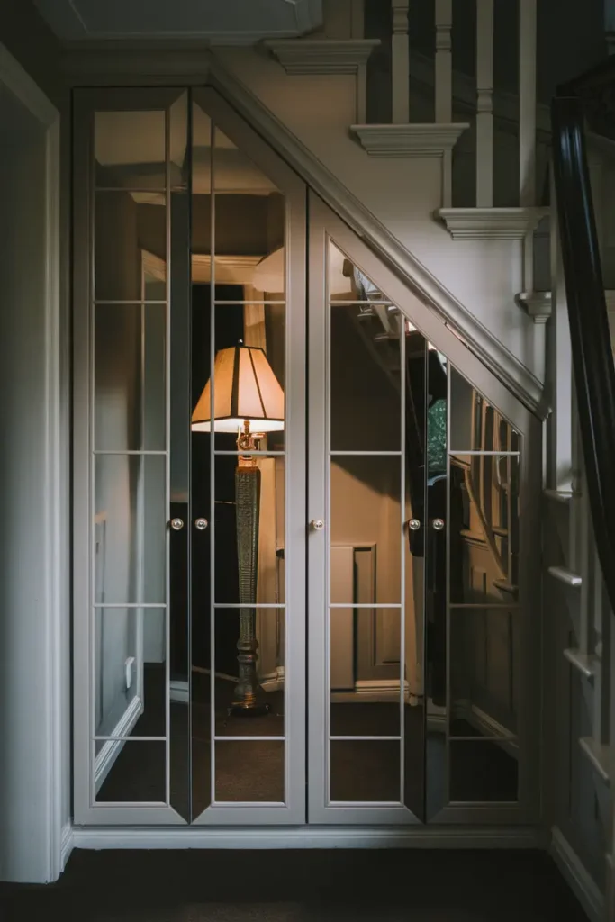 Mirrored Closet Doors to Reflect Light