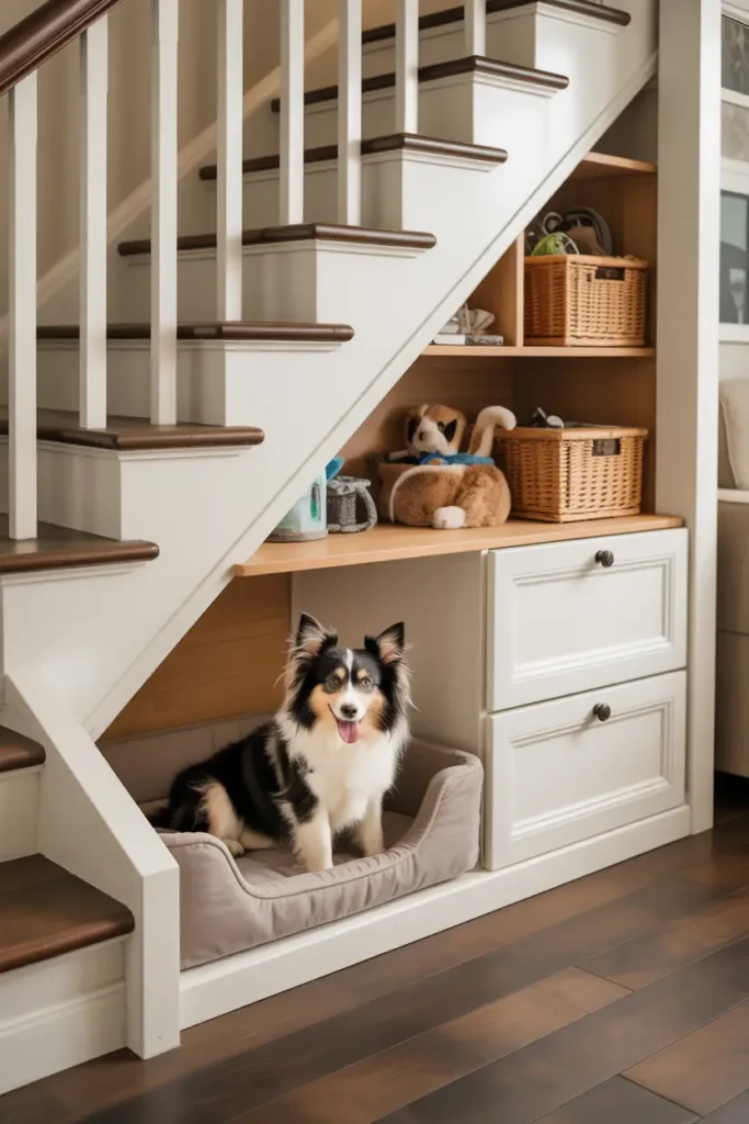 Pet Den with Built In Storage